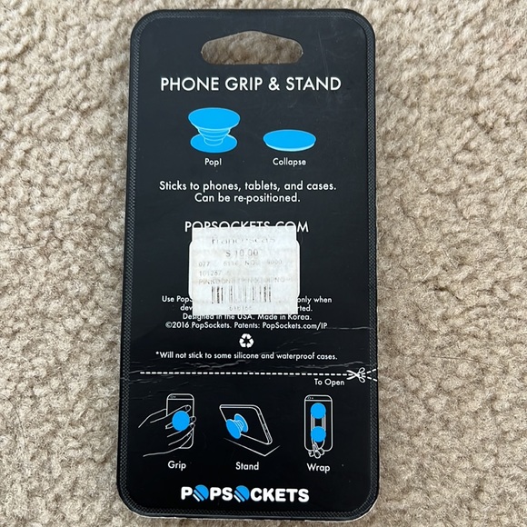 Pink Sprinkle Donut Pop Socket - Picture 2 of 2